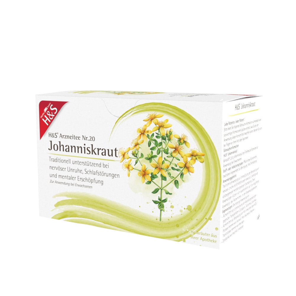 H&S Arzneitee Johanniskraut 20X2.0 g Filterbeutel