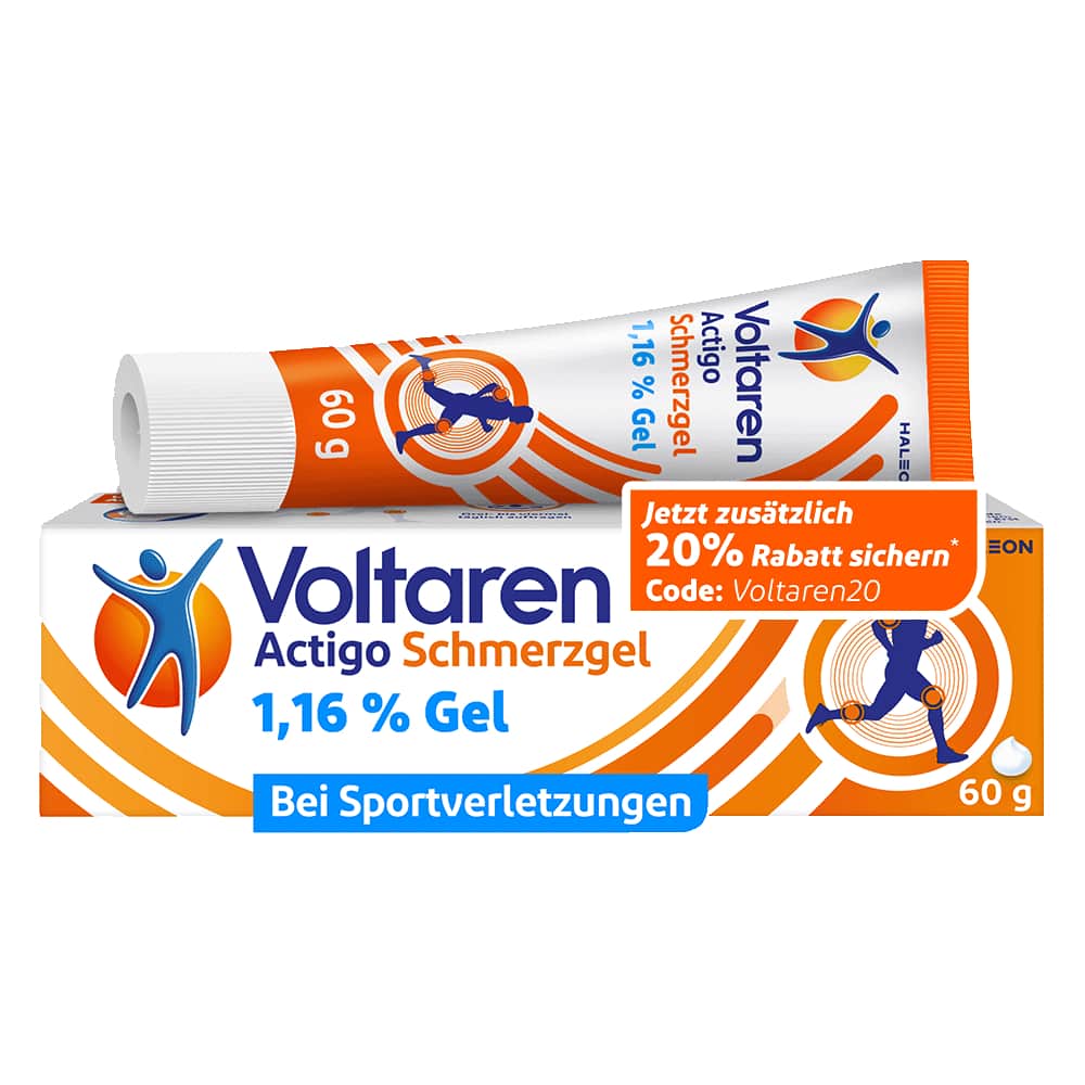 Voltaren Actigo Schmerzgel + 20% Rabatt* 60 g Gel