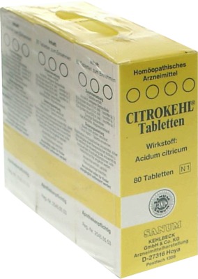 CITROKEHL Tabletten 3X80 St Tabletten