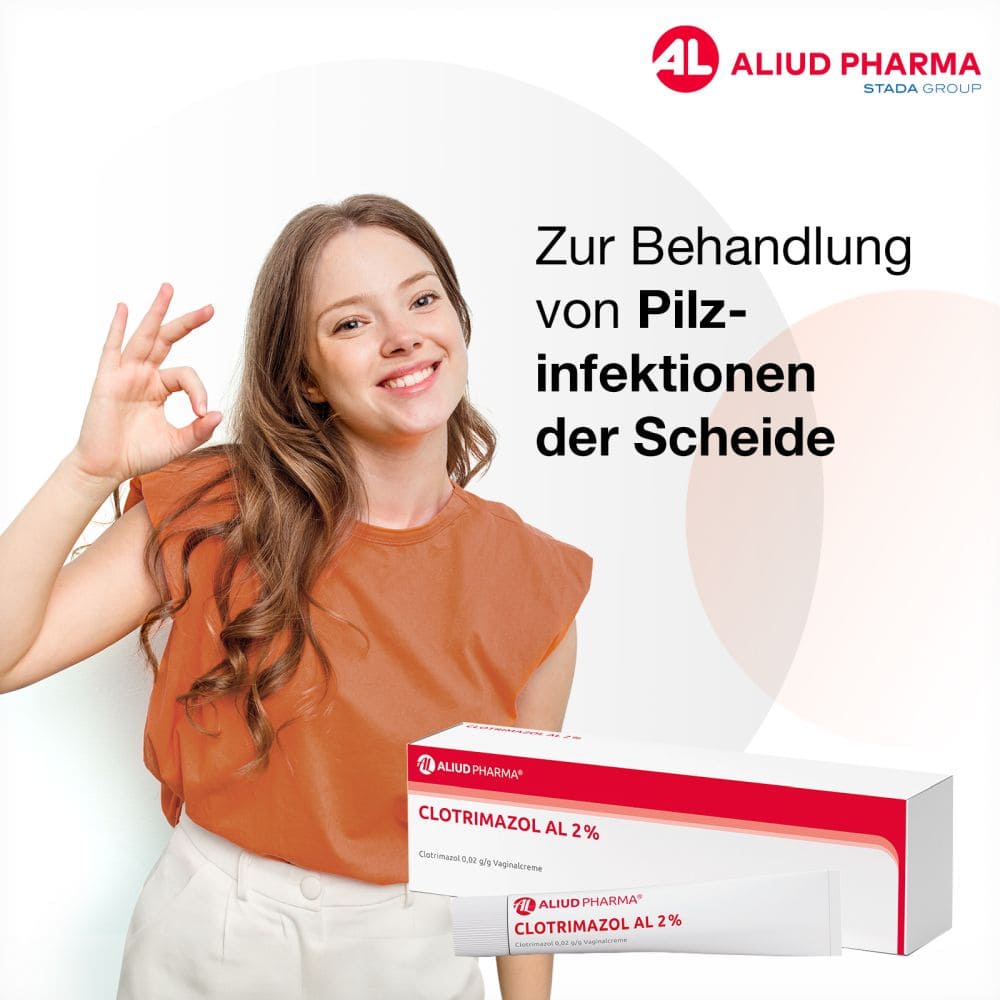 Clotrimazol AL 2% bei Vaginalpilz