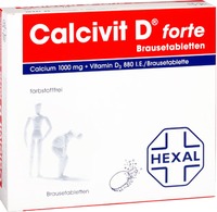 Calcivit D forte 1000mg/880 I.E. 50 St Brausetabletten