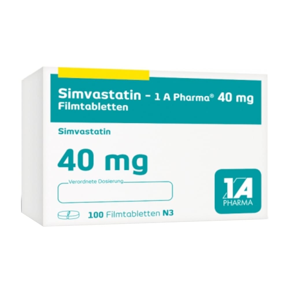 Simvastatin-1A Pharma 40mg 100 St Filmtabletten