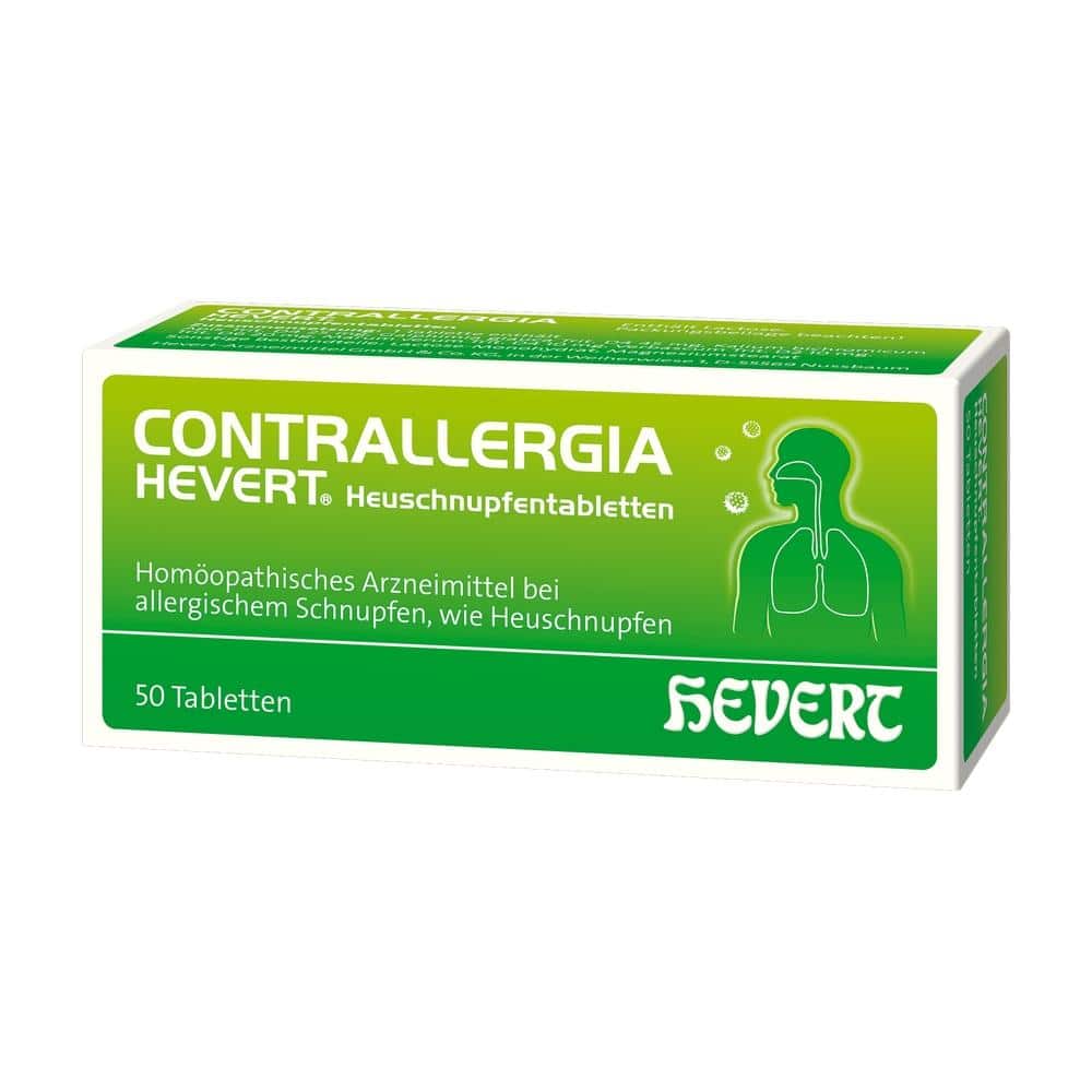 CONTRALLERGIA HEVERT Heuschnupfentabletten 50 St Tabletten