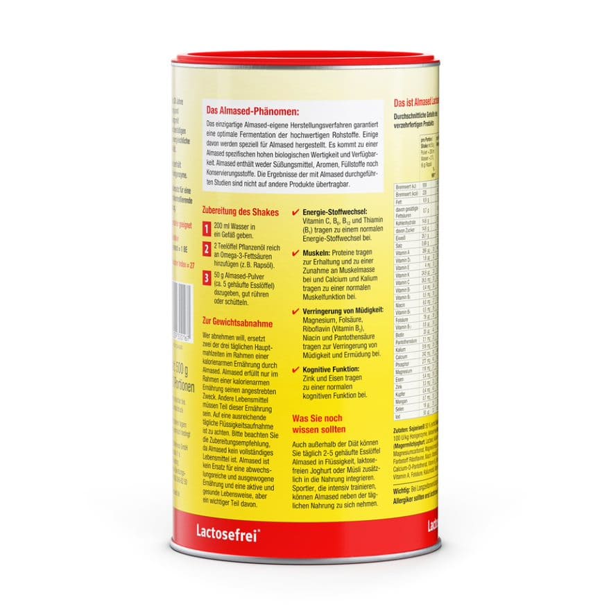 Almased Vitalkost Lactosefrei Pulver 500 g Pulver