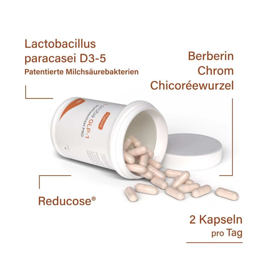 nupure proba GLP-1 Stoffwechsel PRO 60 St Kapseln magensaftresistent
