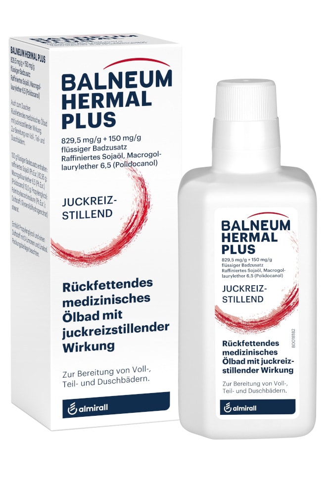 BALNEUM Hermal Plus flüssiger Badezusatz bei trockener, juckender Hautt 500 ml Flüssigkeit