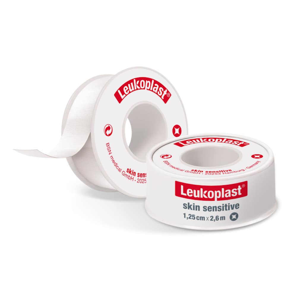 Leukoplast skin sensitive medizinisches Rollenpflaster 1,25 cm x 2,6 m 1 St Pflaster