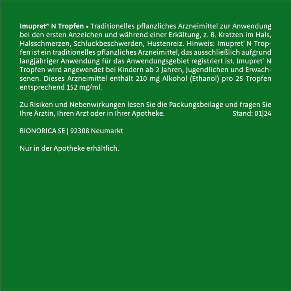 IMUPRET N Tropfen 100 ml Tropfen