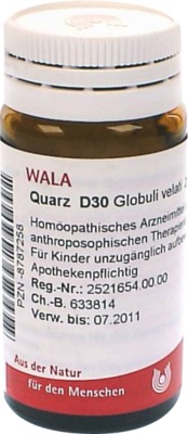 WALA Quarz D30 Globuli 20 g Globuli