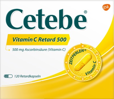 CETEBE Vitamin C 500 mg 120 St Hartkapseln