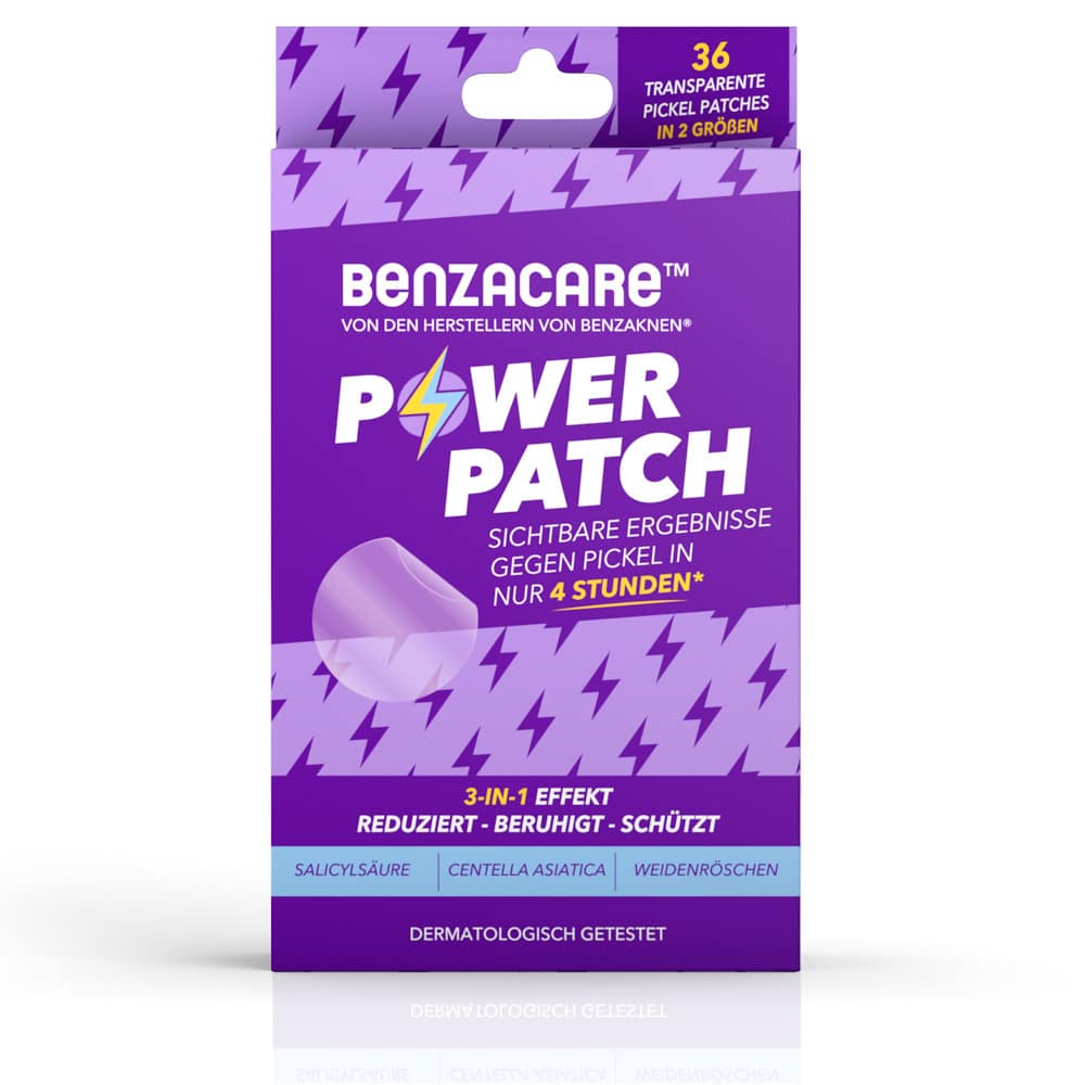 Benzacare POWER PATCH gegen Pickel 36 St Pflaster