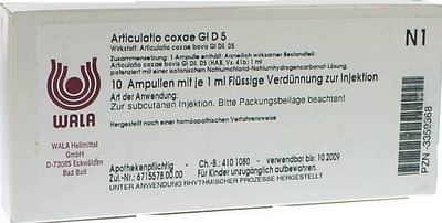 Articulatio coxae Gl D5 Ampullen 10X1 ml Ampullen