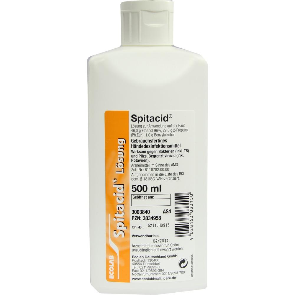 Spitacid Händedesinfektion 500 ml Lösung