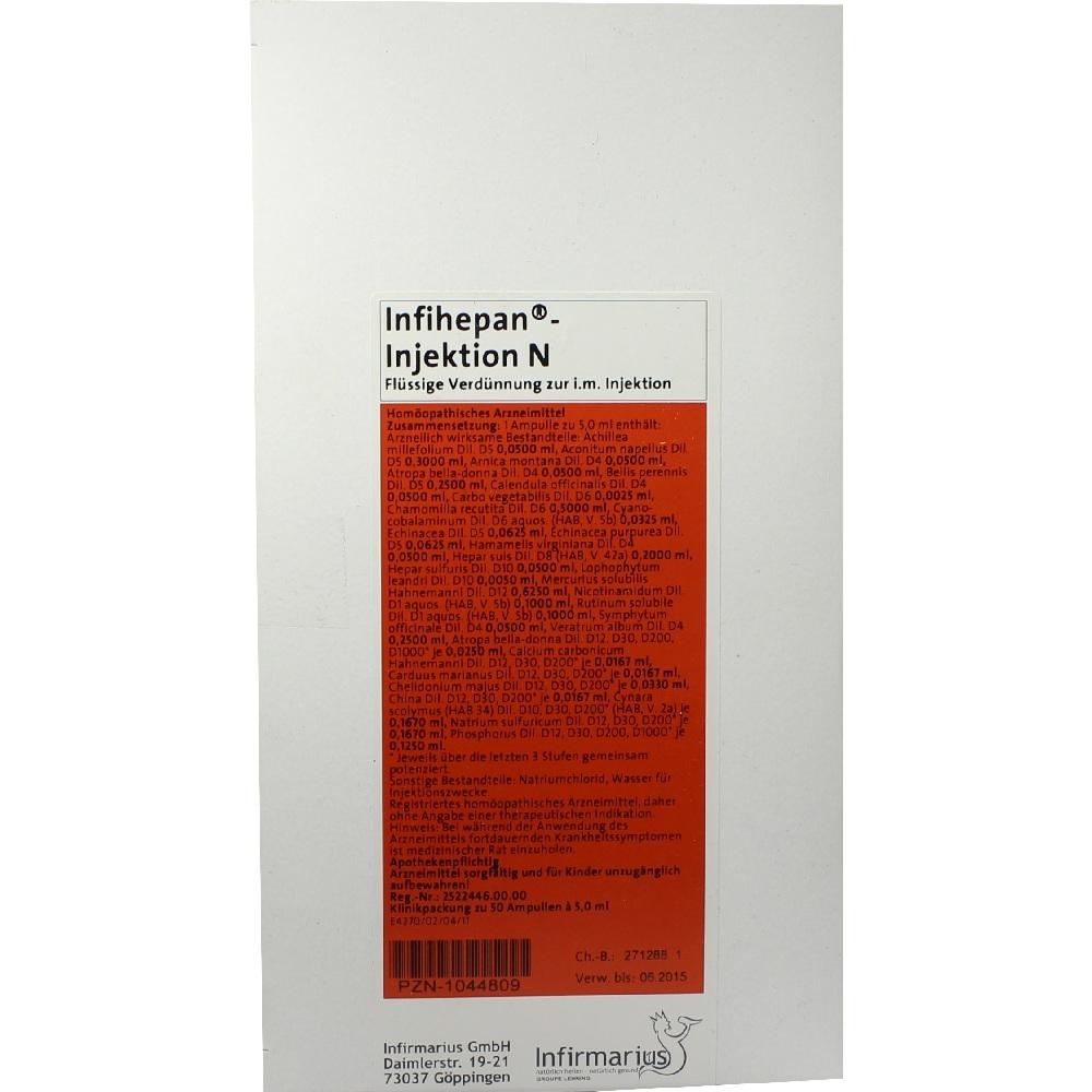 INFIHEPAN Injektion N Ampullen 50 St Ampullen