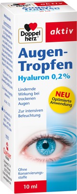 Doppelherz aktiv Augen-Tropfen Hyaluron 0,2% 10 ml Tropfen