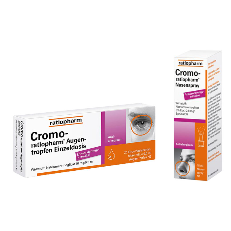 Ratiopharm Augentropfen und Nasenspray Set 1 St Sparset