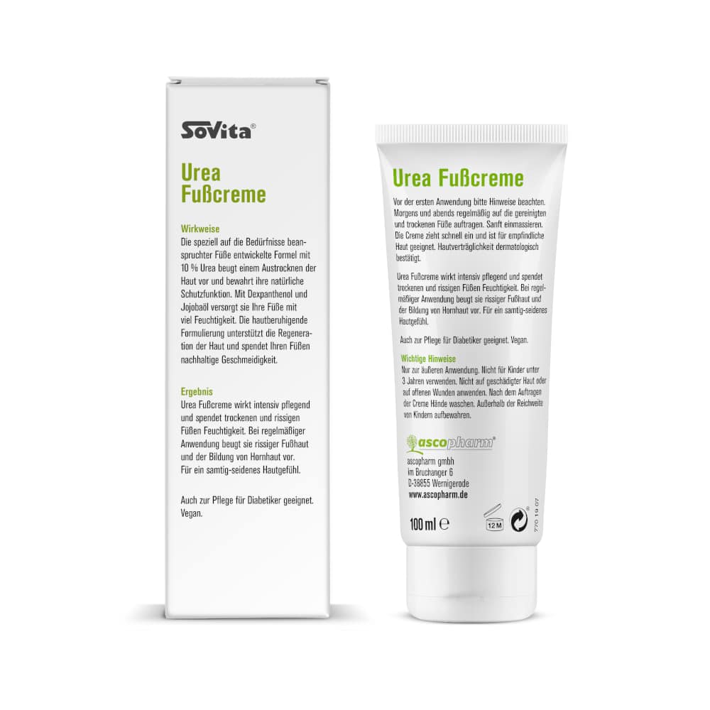sovita Urea Fußcreme 100 ml Creme