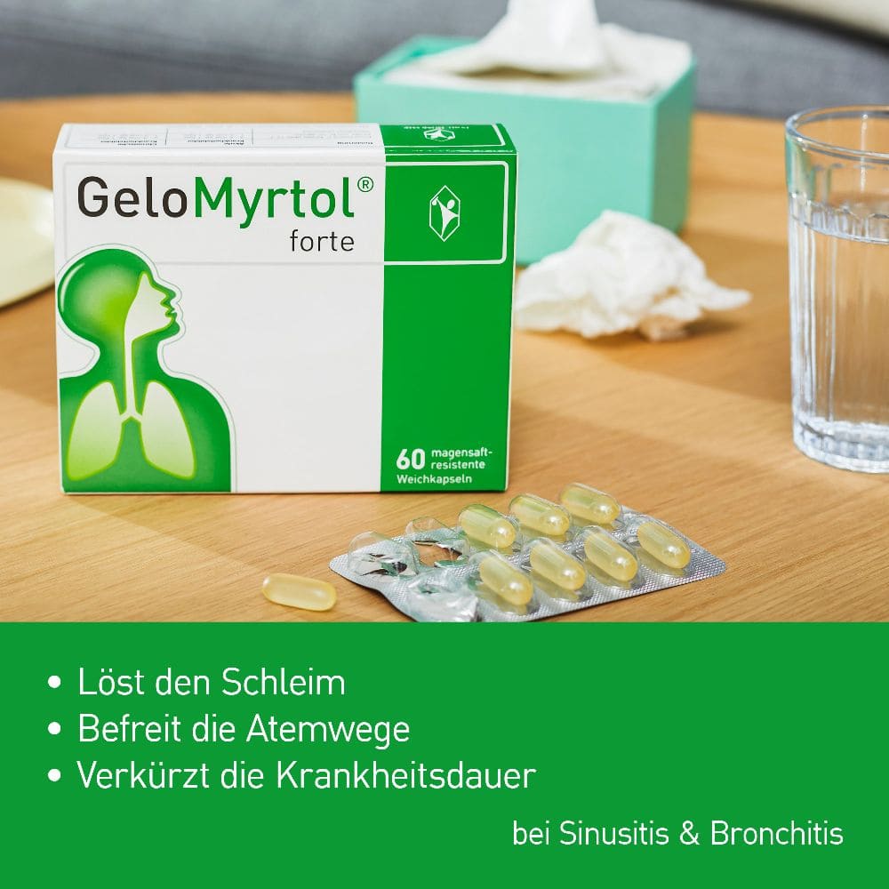 GeloMyrtol forte  60 St Magensaftresistente Weichkapseln