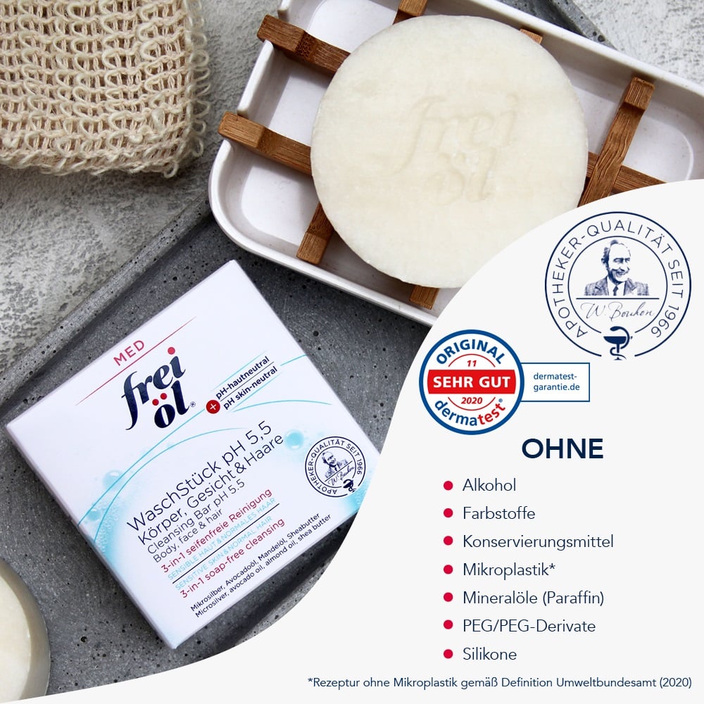 frei öl WaschStück pH 5,5 90 g Seife
