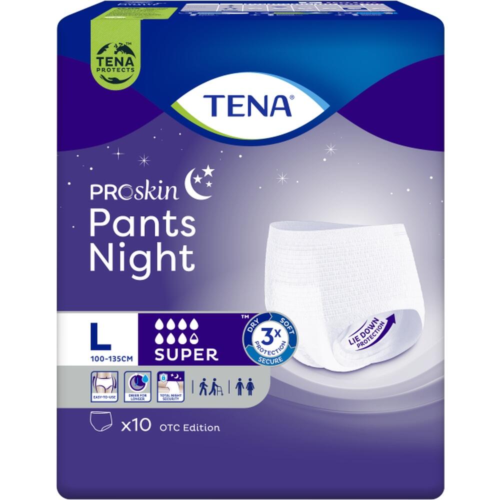TENA Pants Night Super L bei Inkontinenz 4X10 St