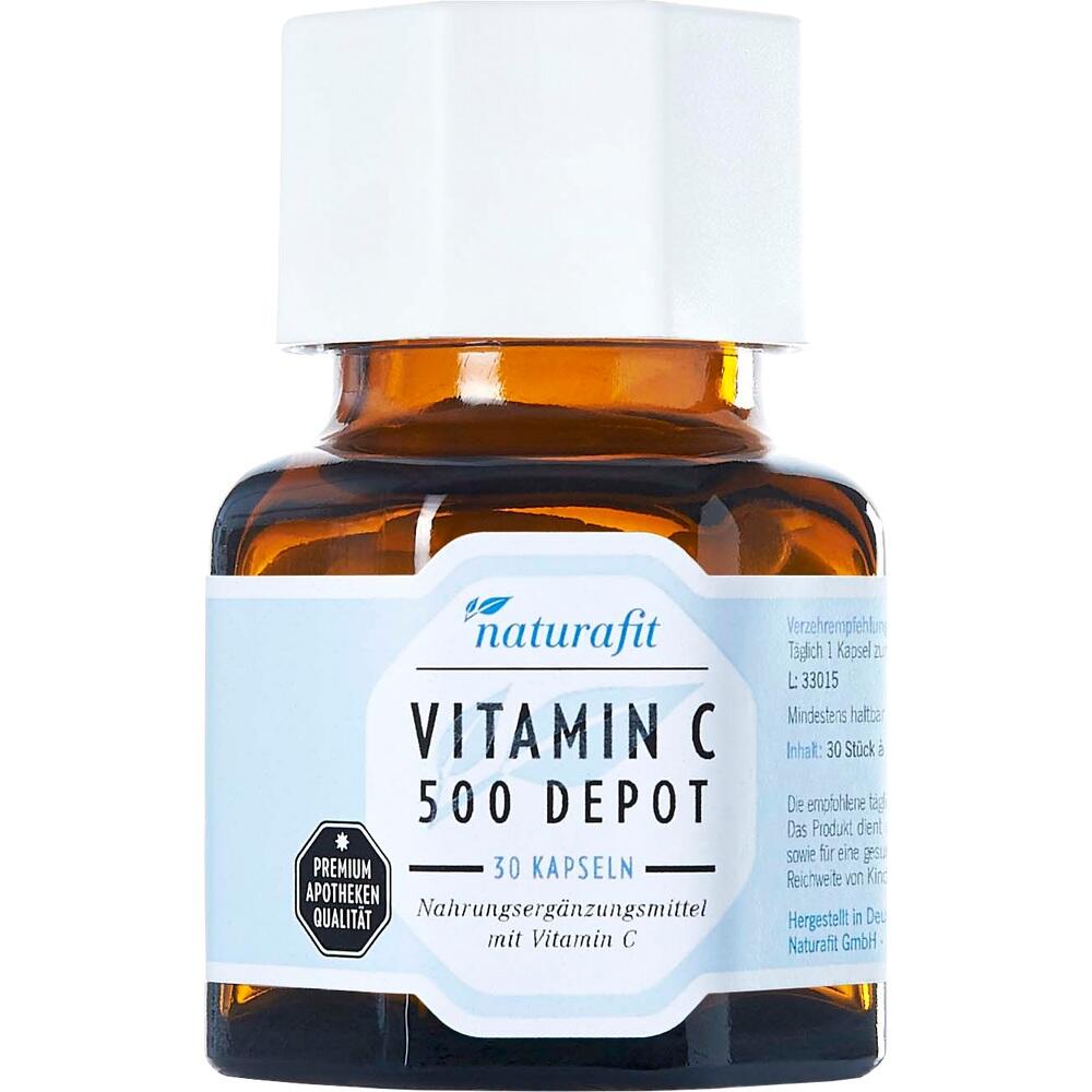 naturafit VITAMIN C 500 DEPOT 30 St Kapseln