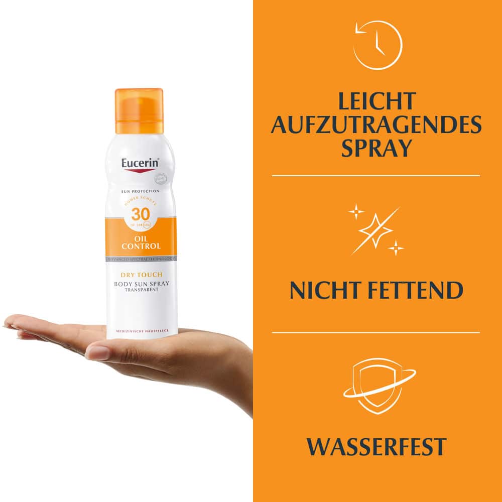 Eucerin Oil Control Dry Touch Spray LSF 30 200 ml Spray