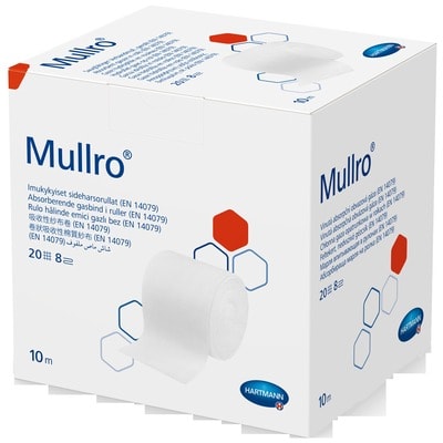 MULLRO Verbandmull 10 cmx10 m gerollt 1 St Verband
