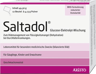 Saltadol Glucose-Elektrolyt-Mischung 12 St Pulver zur Herstellung einer Lösung zum Einnehmen