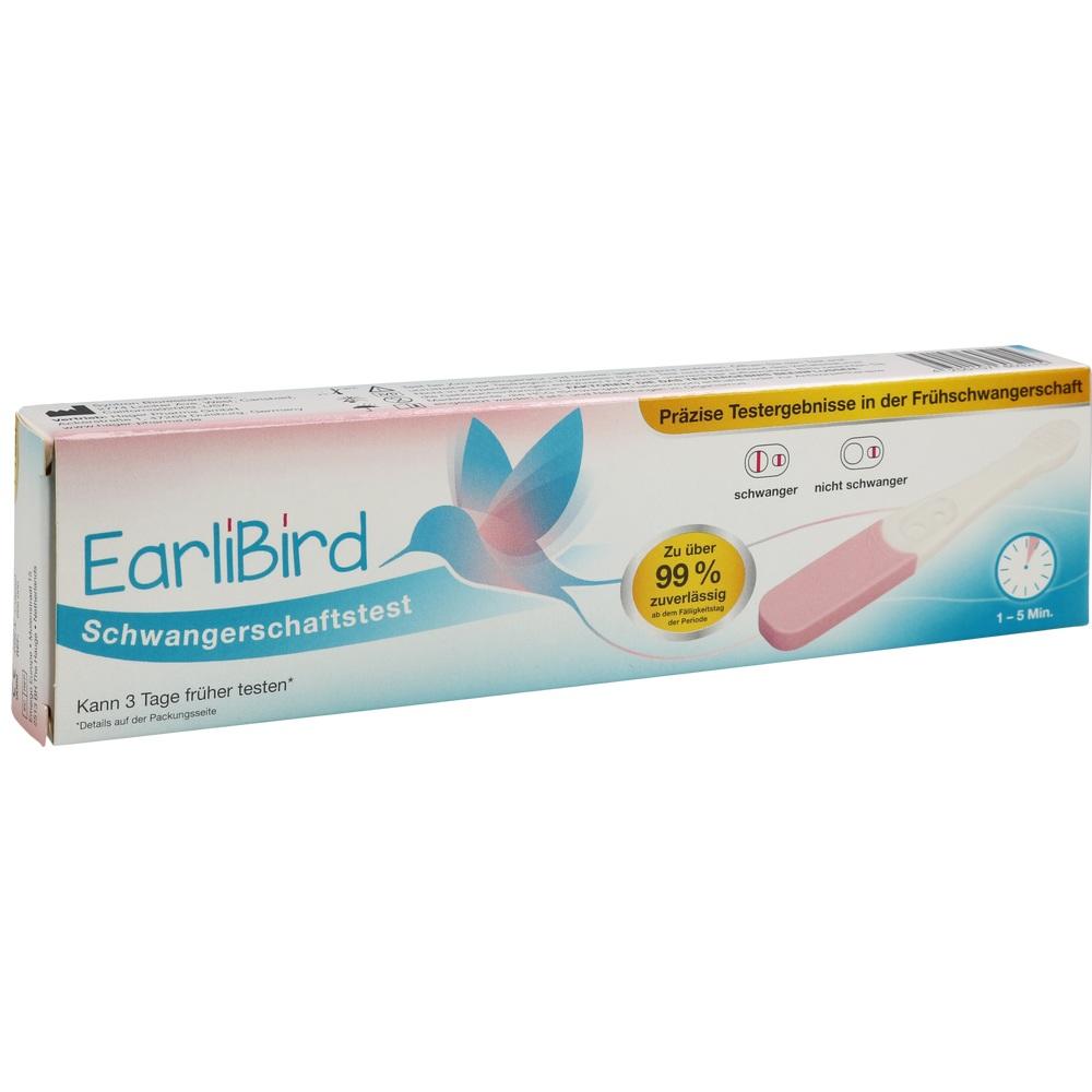 EARLIBIRD Schwangerschaftstest 1 St Teststreifen