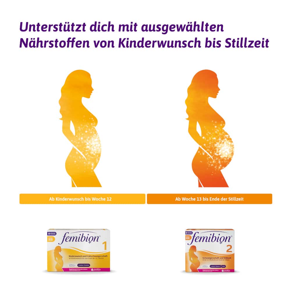 femibion 1 Kinderwunsch & Frühschwangerschaft 60 St Tabletten
