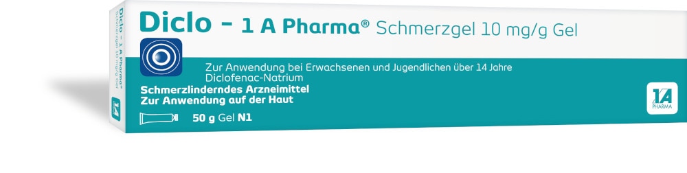 Diclo-1A Pharma Schmerzgel 10mg/g 50 g Gel