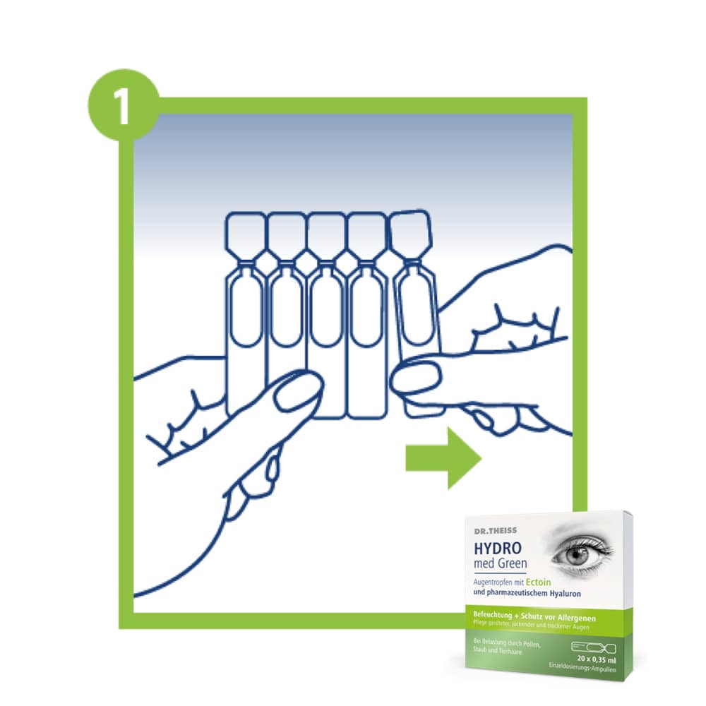 DR.THEISS HYDRO med Green 20X0.35 ml Augentropfen