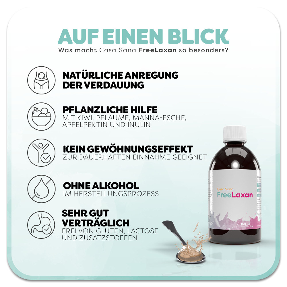 Casa Sana Free Laxan 200 ml Flüssigkeit zum Einnehmen