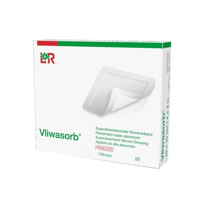 VLIWASORB superabsorb.Saugkomp.10x20 cm steril 10 St Verband