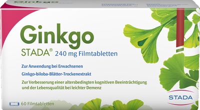 Ginkgo STADA 240mg - 2x 15 €-Aktion*  60 St Filmtabletten