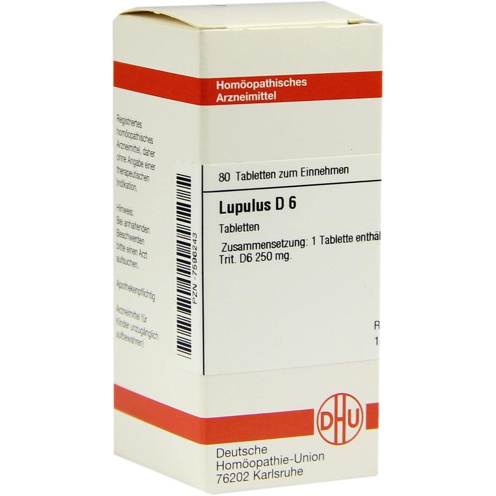 LUPULUS D 6 Tabletten 80 St Tabletten