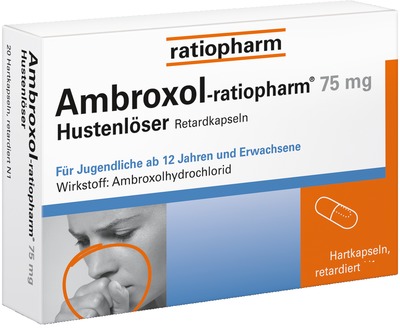 Ambroxol-ratiopharm 75mg Hustenlöser 50 St Retard-Kapseln