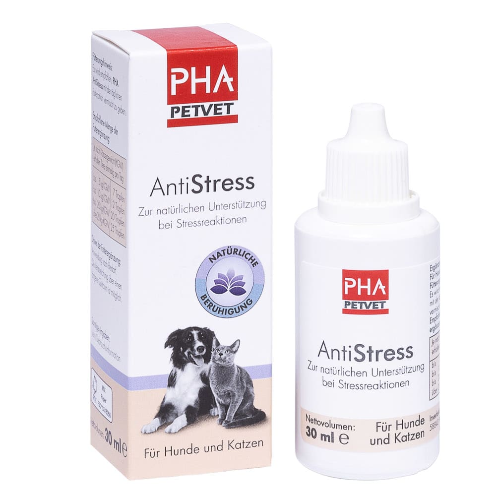 PHA AntiStress Tropfen für Hunde & Katzen 30 ml Tropfen