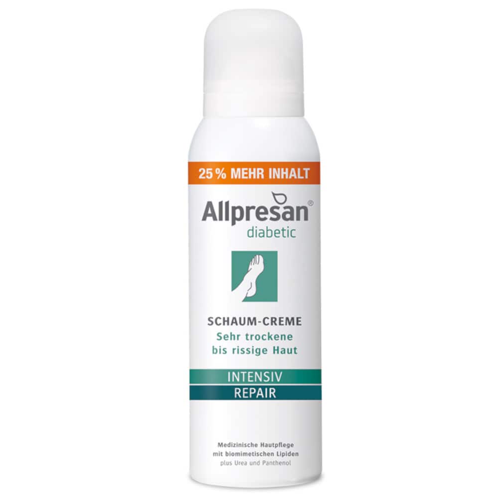 Allpresan diabetic INTENSIV REPAIR SCHAUM-CREME 125 ml Schaum