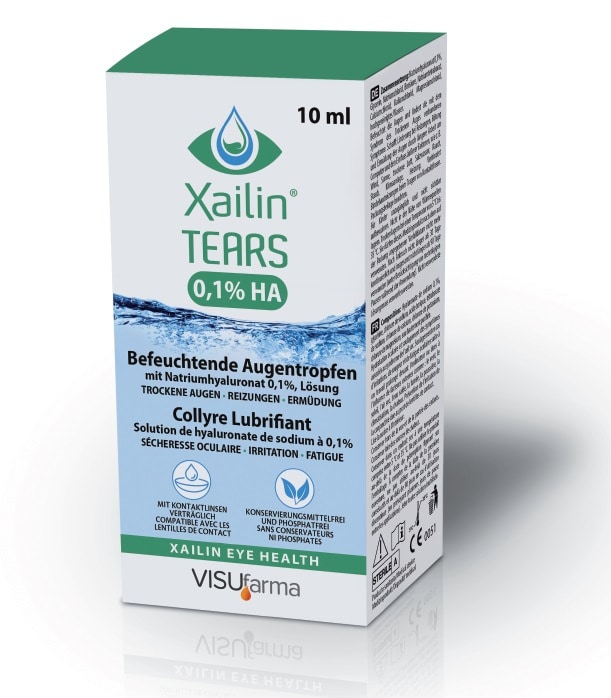 Xailin TEARS 0,1% HA Augentropfen 10 ml Augentropfen