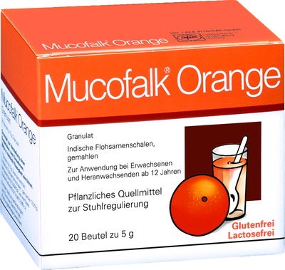 Mucofalk Orange Beutel 20 St Granulat zur Herstellung einer Suspension zum Einnehmen