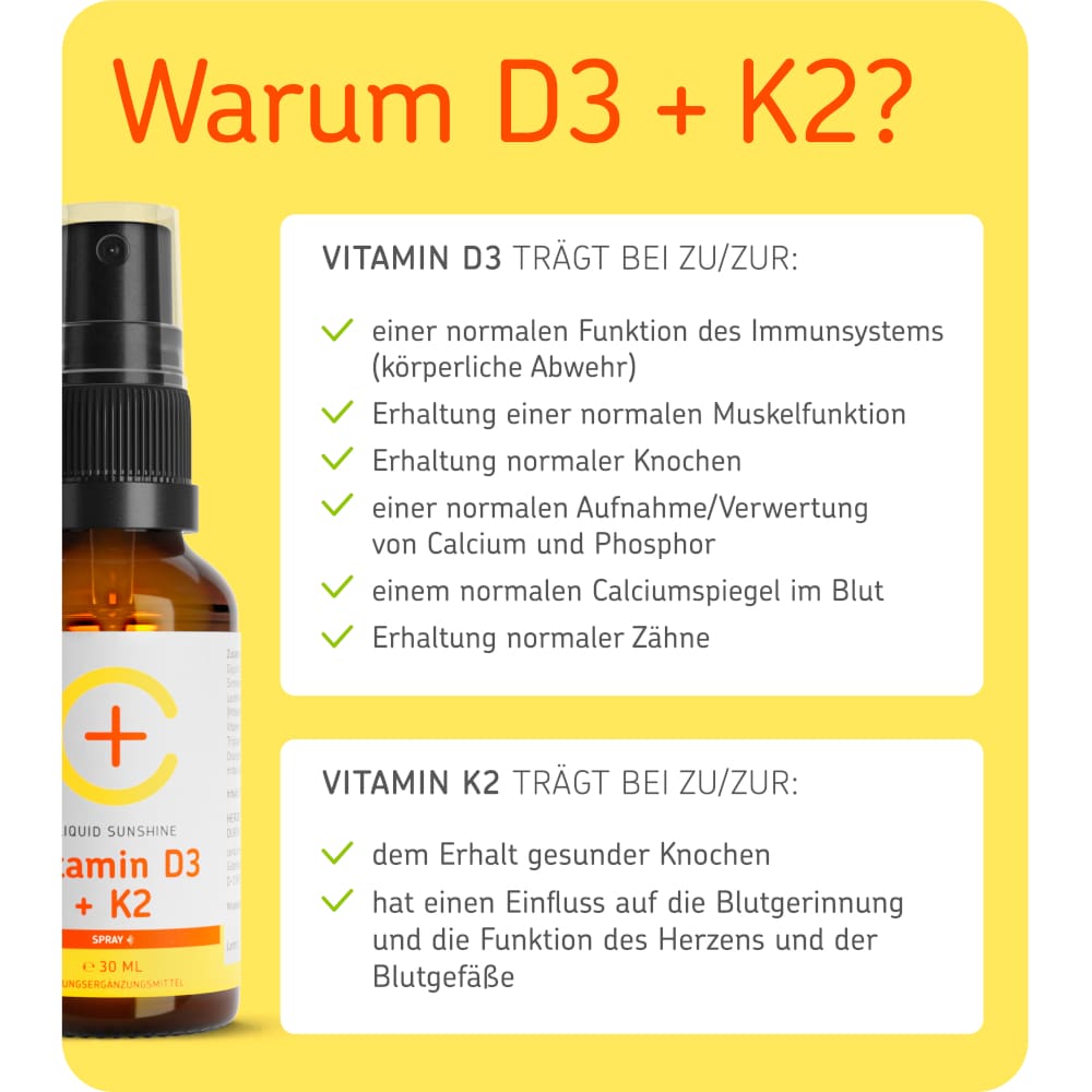 cerascreen Vital LIQUID SUNSHINE Vitamin D + K2 Spray 30 ml Spray cerascreen Vital LIQUID SUNSHINE Vitamin D + K2 Spray 30 ml Spray