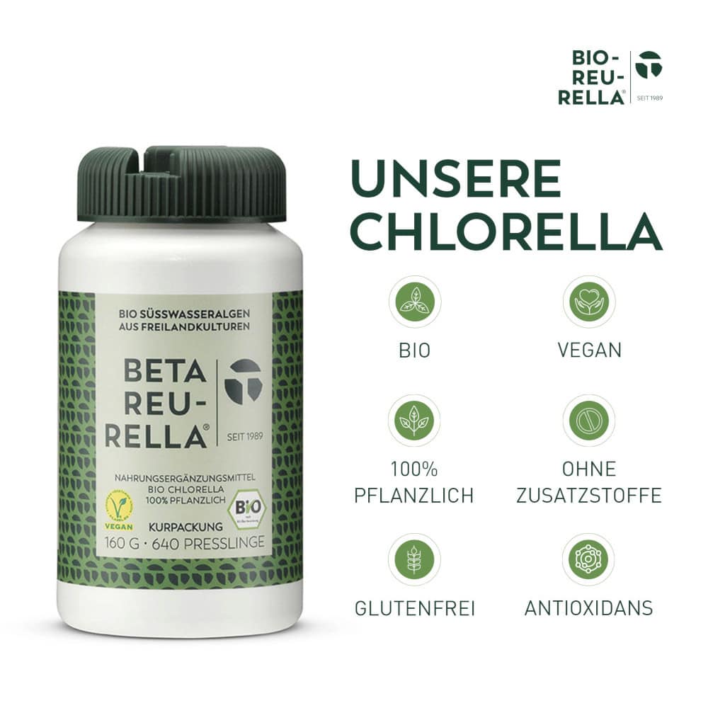 BETA REU-RELLA BIO SÜSSWASSERALGEN 640 St Tabletten