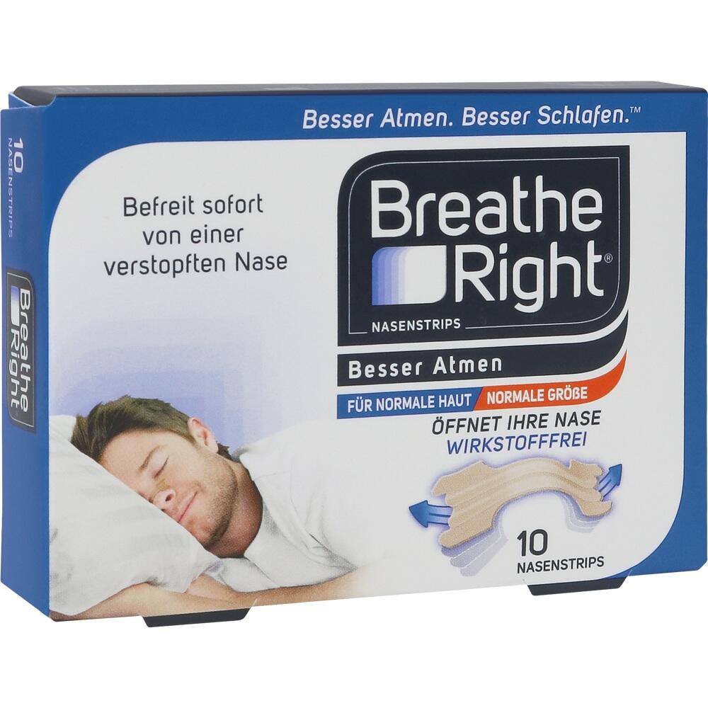 Besser Atmen Breathe Right Nasenpflaster Beige Normal  10 St Pflaster