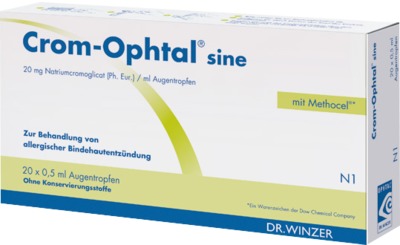 Crom-Ophtal sine Augentropfen 20X0.5 ml Augentropfen