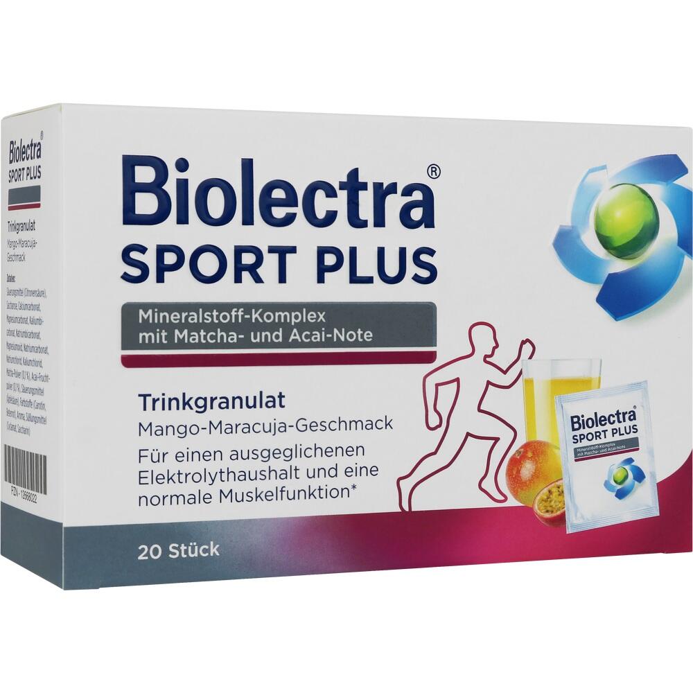 Biolectra SPORT PLUS Trinkgranulat 20 St Granulat