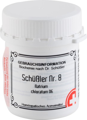 SCHÜSSLER Nr.8 Natrium chloratum D 6 Tabletten 400 St Tabletten