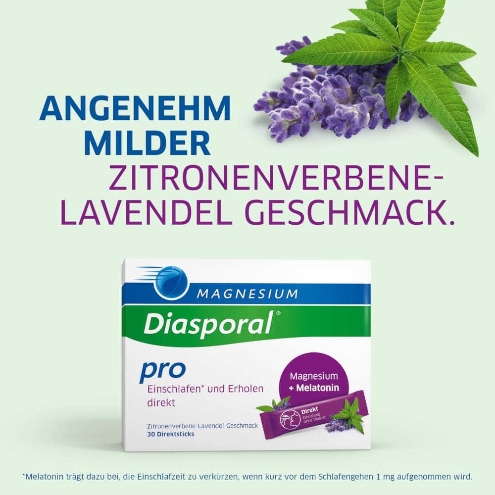 MAGNESIUM Diasporal pro Einschlafen und Erholen direkt 30 St Granulat