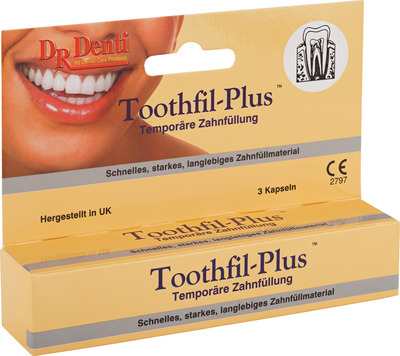 Toothfil - Plus Temporäre Zahnfüllung 3 St Kapseln