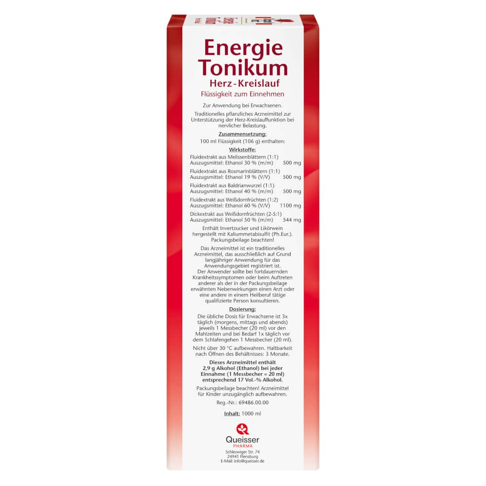 Doppelherz Energie Tonikum Herz-Kreislauf 1000 ml Tonikum